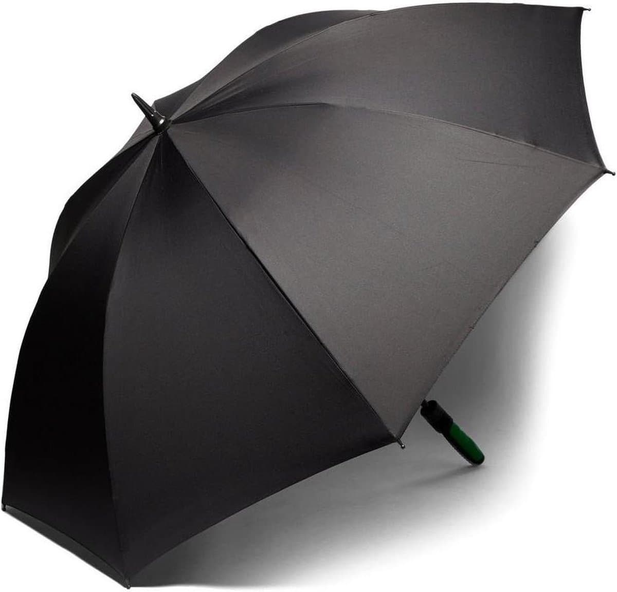 Zwarte Cyclone Stick Paraplu - 100 cm lang - Windbestendig - Automatisch Openen en Sluiten Paraplu