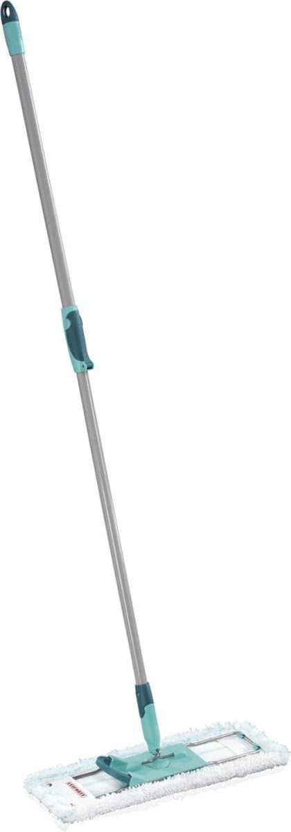 Leifheit Profi vloerwisser XL Micro Duo - telescoopsteel 80-140 cm - 42 cm wisbreedte - 360° draaibare scharnier - Click System