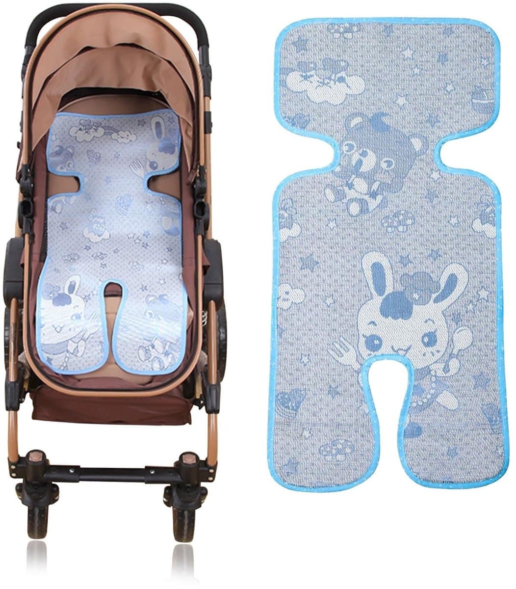 Dailygoods- Zomerzitkussen Ademend - Zitkussen Kinderwagen - Zomerzitkussen Buggy - Kussen Kinderzitje - 73 x 33 cm - Huidvriendelijk Materiaal - Kinderwagenkussen
