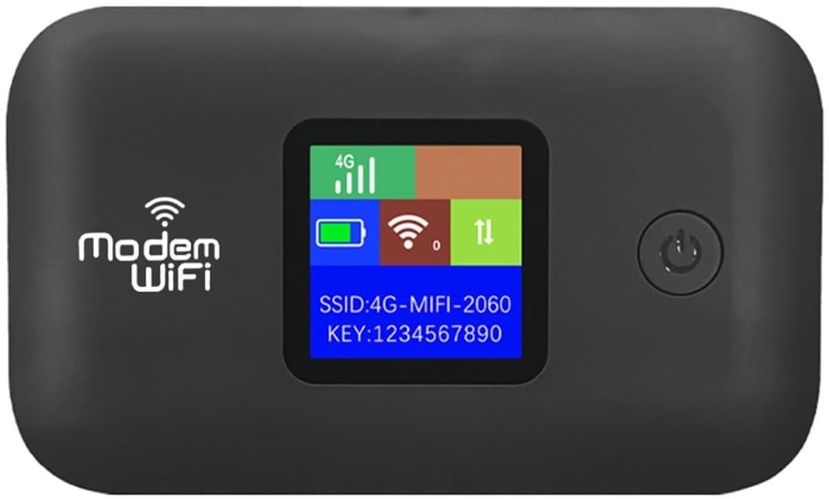 Zeynomax - Mobiele 4G WiFi Hotspot - Draagbare Reisrouter - Maximaal 10 Apparaten - Compact en Lichtgewicht - Ideaal voor Reizen - Snel Internet...