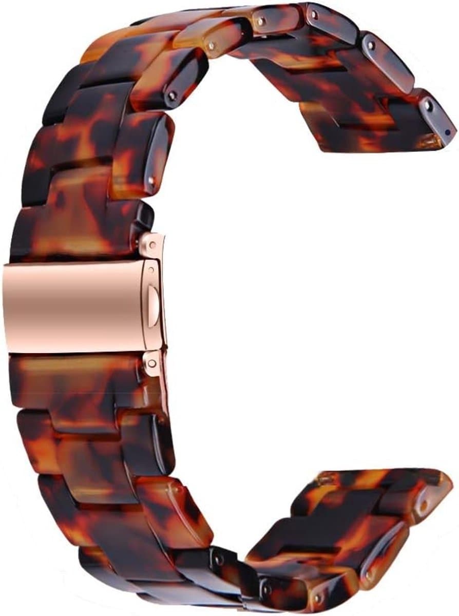 Verstelbare Resin Vervangband voor Smartwatches, Compatibel met Vivoactive 5, Venu Sq 2 en S40, Geschikt voor Polsen van 5.5 tot 7.87 Inch, Duurzaam en Comfortabel
