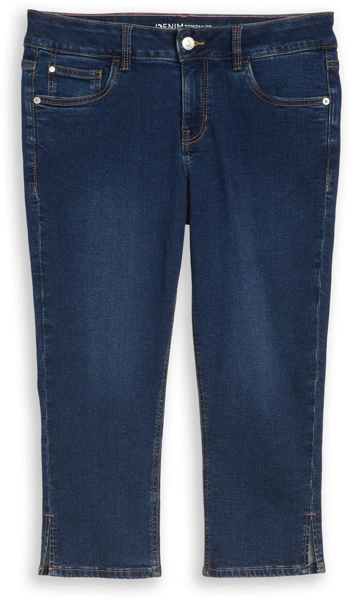 Tom Tailor Denim - TTJONA SKINNY capri-jeans - Maat 28 - Used Dark Stone Blue Denim