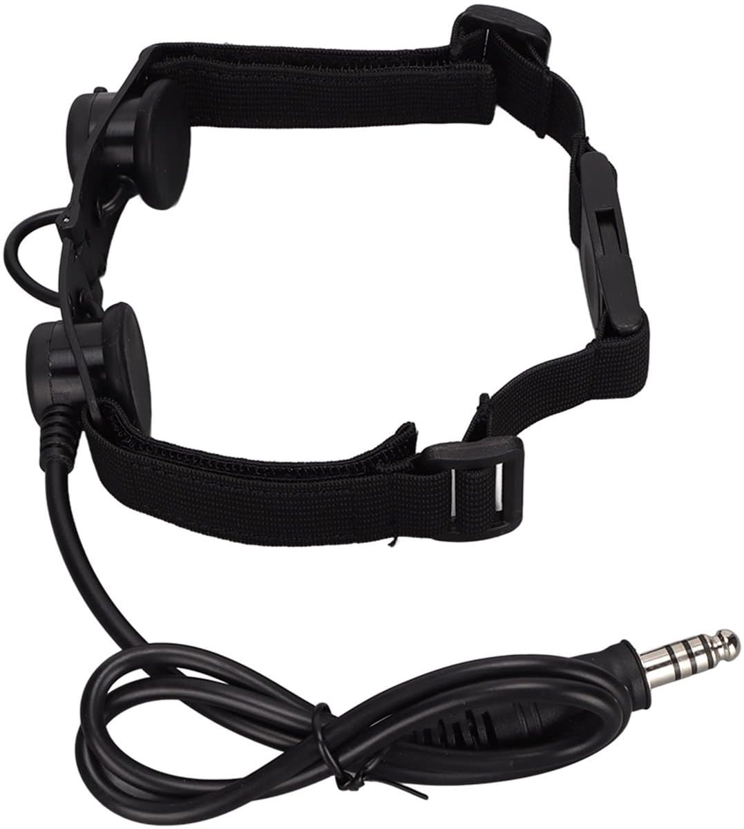 Allecto - Throat Microfoon Headset - 7.1mm Geluidsisolatie - voor Militair Gebruik - Professionele Geluidskwaliteit - Ideaal voor Communicatie - Ge...