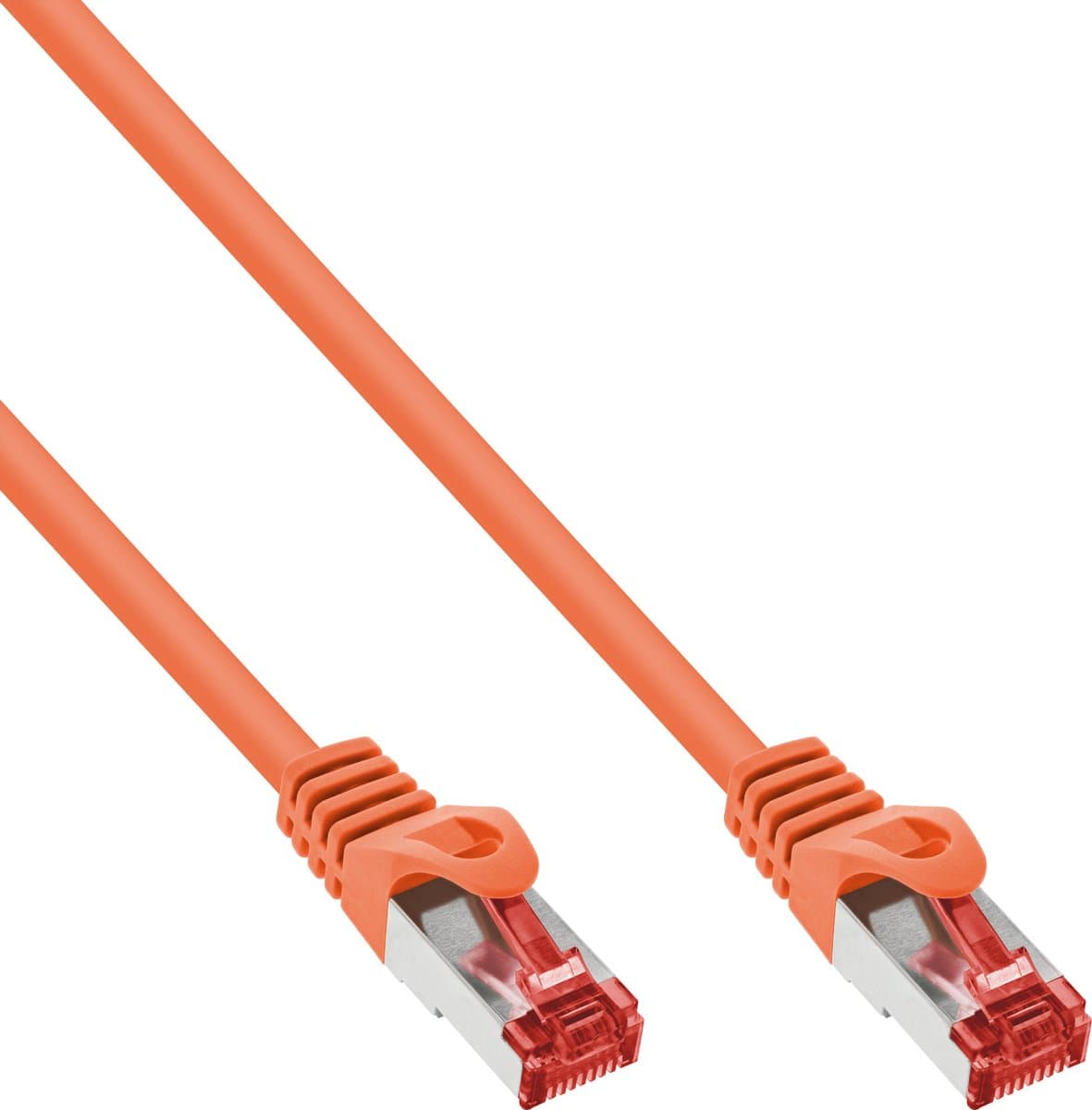 InLine® Patchkabel, S-STP/PiMF, Cat. 6, oranje, 20m