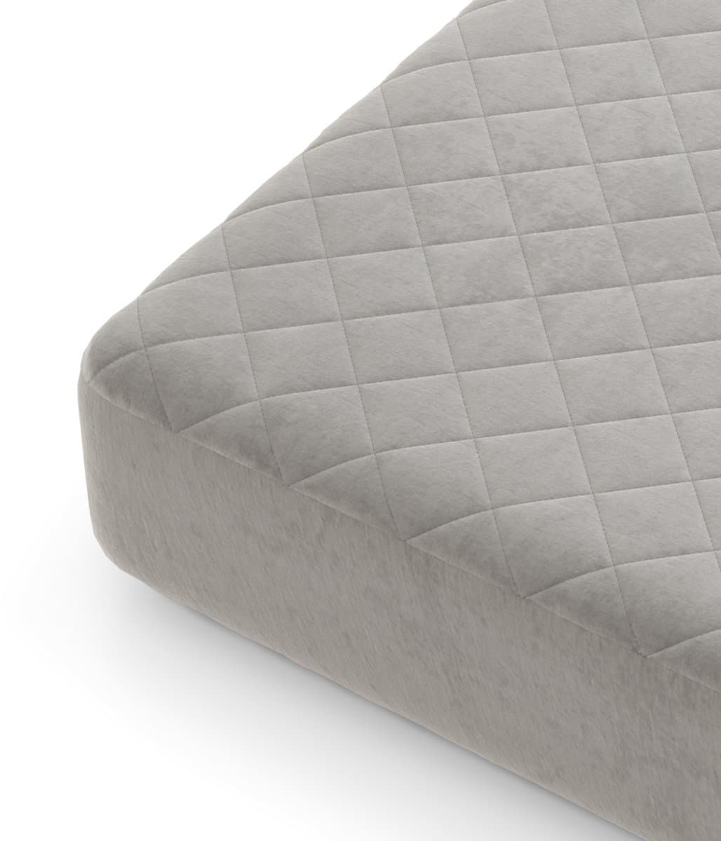 COSTWAY Matrasbeschermer, luxe superzachte matrasbeschermer met diepe zak, ademende matrashoes met sponsvulling en antislip onderkant