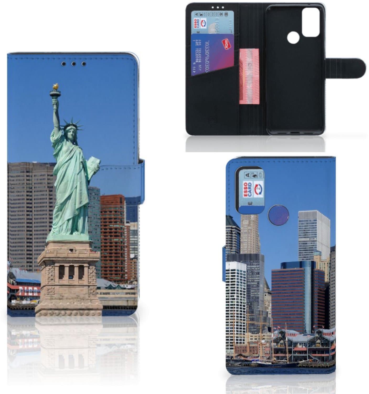 Alcatel 1S (2021) Flip Cover Vrijheidsbeeld