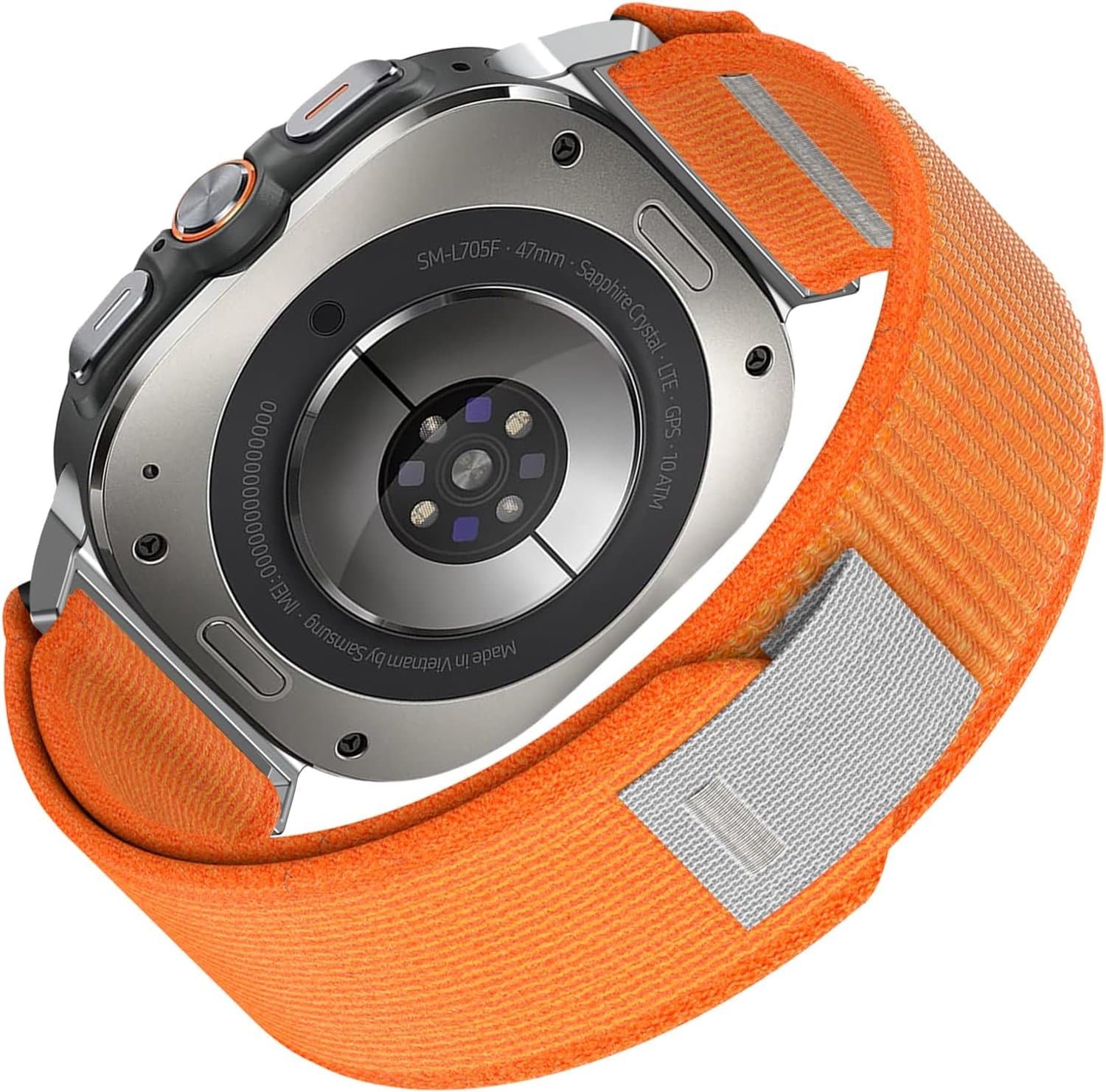 Sportarmband voor Samsung Galaxy Watch Ultra 47 mm - Zeer robuuste klittenband - Ideaal voor actief gebruik - ShopVlot