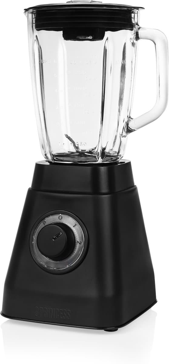 Princess 212085 Blender – Capaciteit 1.5 liter – Black Steel Collectie