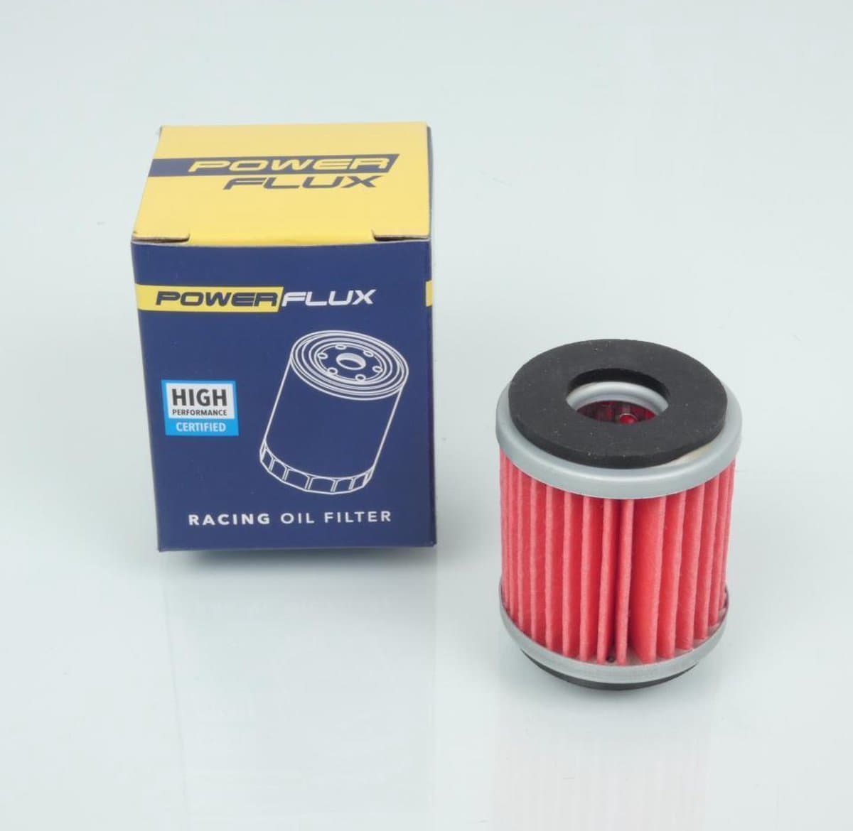 Powerflux oliefilter voor scooter Yamaha 125 Vp X-City 2007 tot 2016 equivalent HF141 / COF041 Gloednieuw