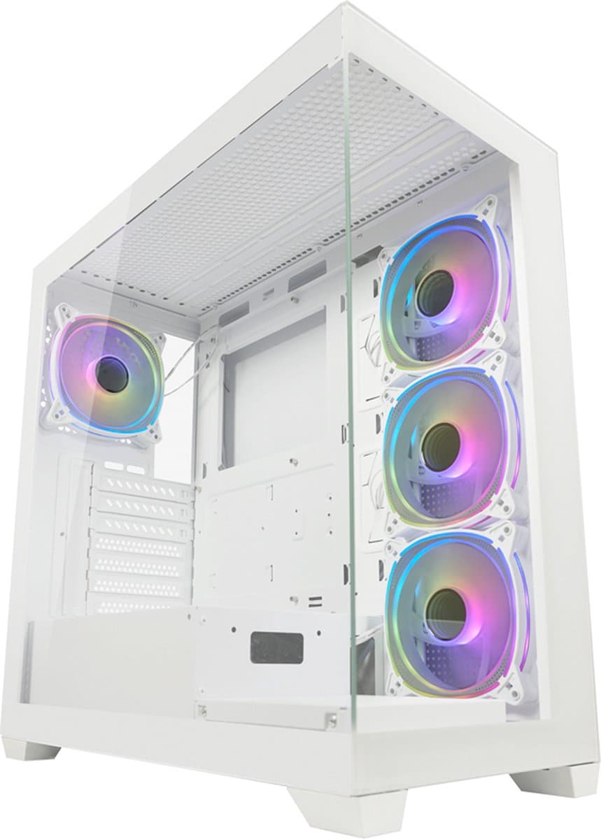 LC-Power LC-715W-ON computerbehuizing Midi Tower Wit