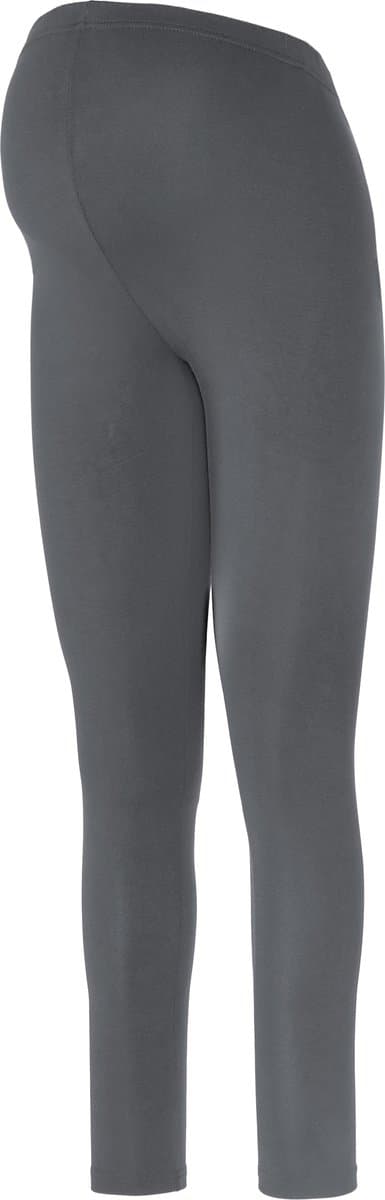 Be Mammy BE-BE20-230-LE Dames Zwangerschapsleggings - Lang - Katoen - Elasthan - Yogabroek - Grijs - XL
