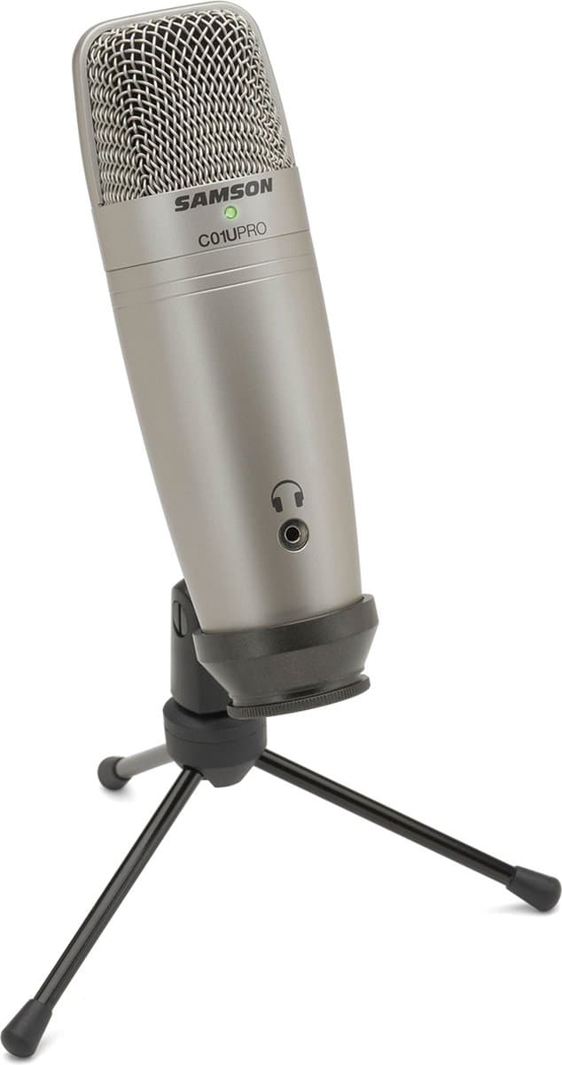 Samson C01U Pro - USB studio condensator microfoon - Grijs