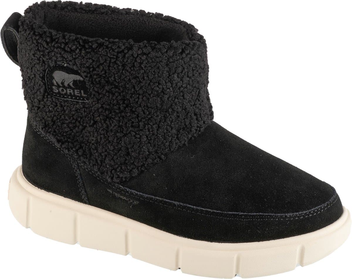 Sorel Explorer III Slip-on Cozy WP 2079341010, Vrouwen, Zwart, Laarzen,Sneeuw laarzen, maat: 40