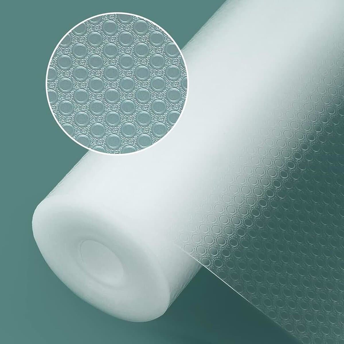 Lademat, EVA-Materiaal Waterdichte Ladebekleding Antislipmat Koelkastbekleding, Niet Klevend, voor Keukenkasten, Laden, Kast (Transparant/40cm x 600cm)