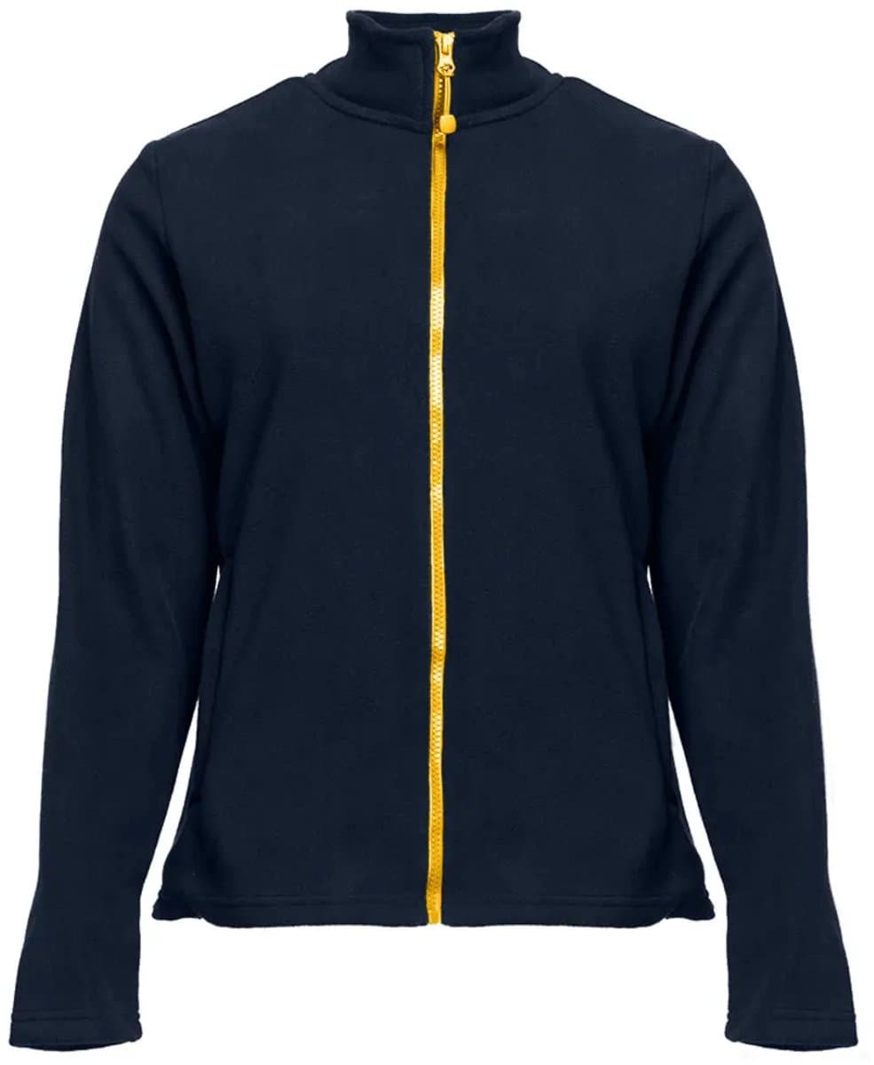Damesfleece met rits Black & Match Grizzly