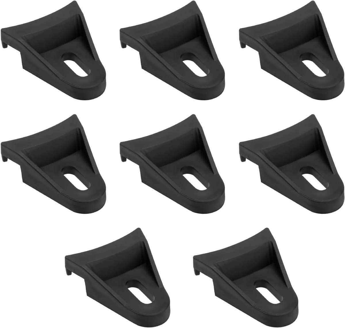 Luidsprekergrille Clips - Speaker Clips - Auto Audio - Vibratiebestendig Kunststof - 8 stuks - Zwart