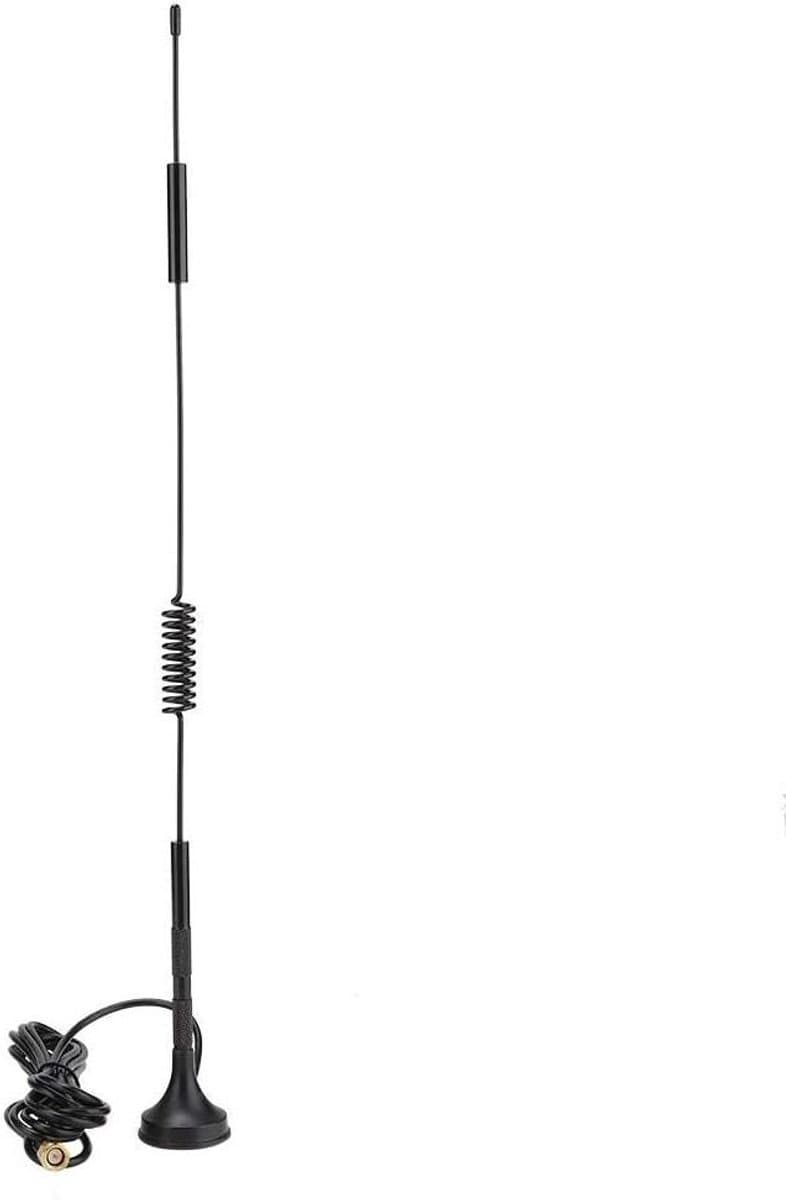 Antenne - Hoge Versterking - Signaal Verbeteren - Magnetische Zuigvoet - 36 cm - Zwart