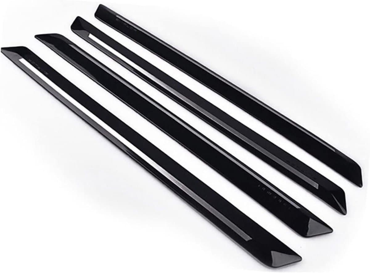Bumper Protector Strips - Beschermstrips Auto - Voorkant Beschermen - Universele Pasvorm - 44.7 x 3.1cm - Zwart