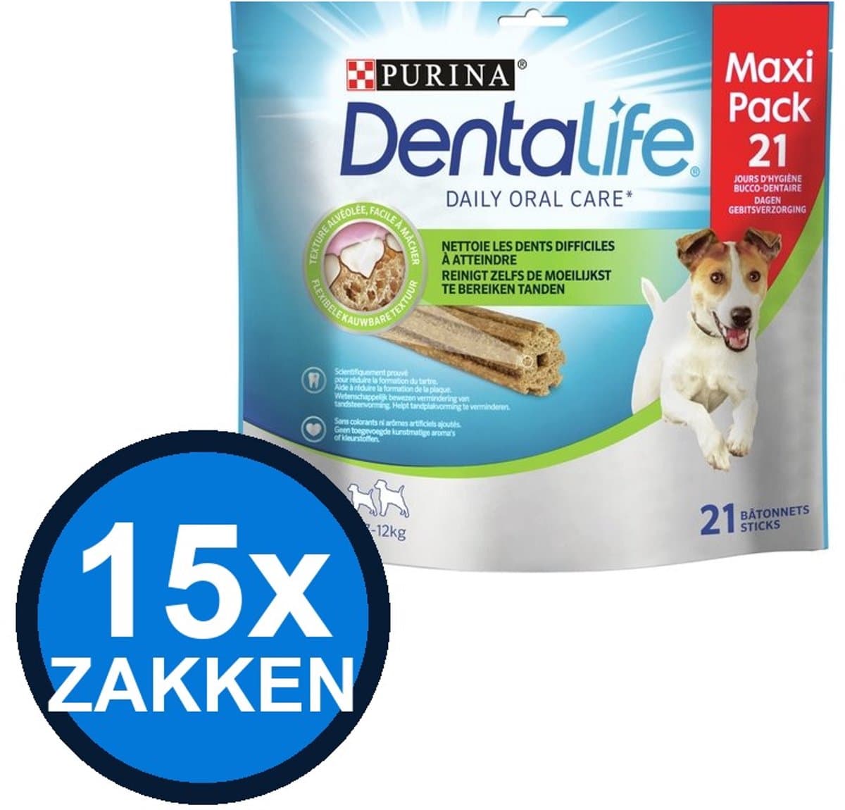 15x Dentalife - Small Loyalty Pack Hondensnack - Hondenvoer Snacks - 345 g