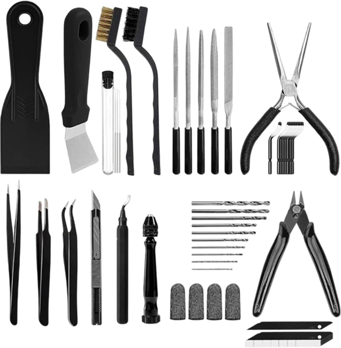 3D Printer Gereedschap - Print Verfijner - Model Detail Werk - 62 Delige Set