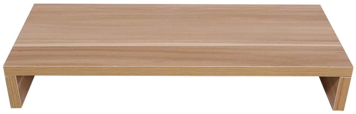 Dailygoods - Monitorverhoging - Houten Monitorstandaard - Verbeter jouw Kijkpositie - 56 x 22 x 10 cm - Geschikt voor PC en TV - Ergonomisch Design