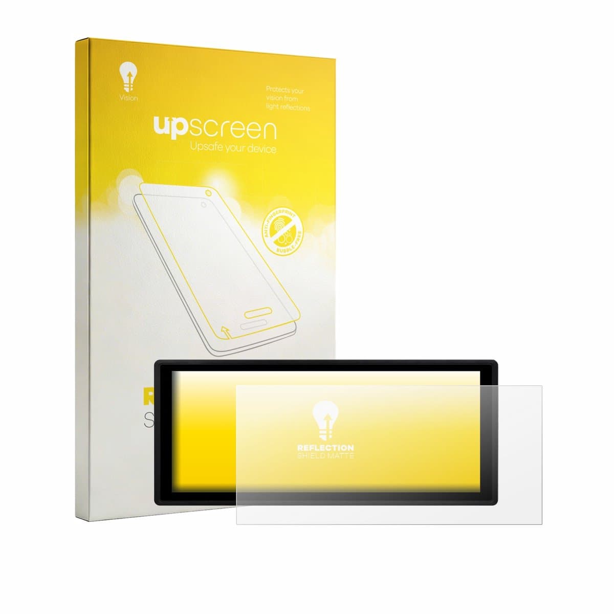 upscreen - Screenprotector voor Fiat Grande Panda Electric 2025 Uconnect 5 Infotainment 10.25" - Folie Beschermfolie anti glare matte