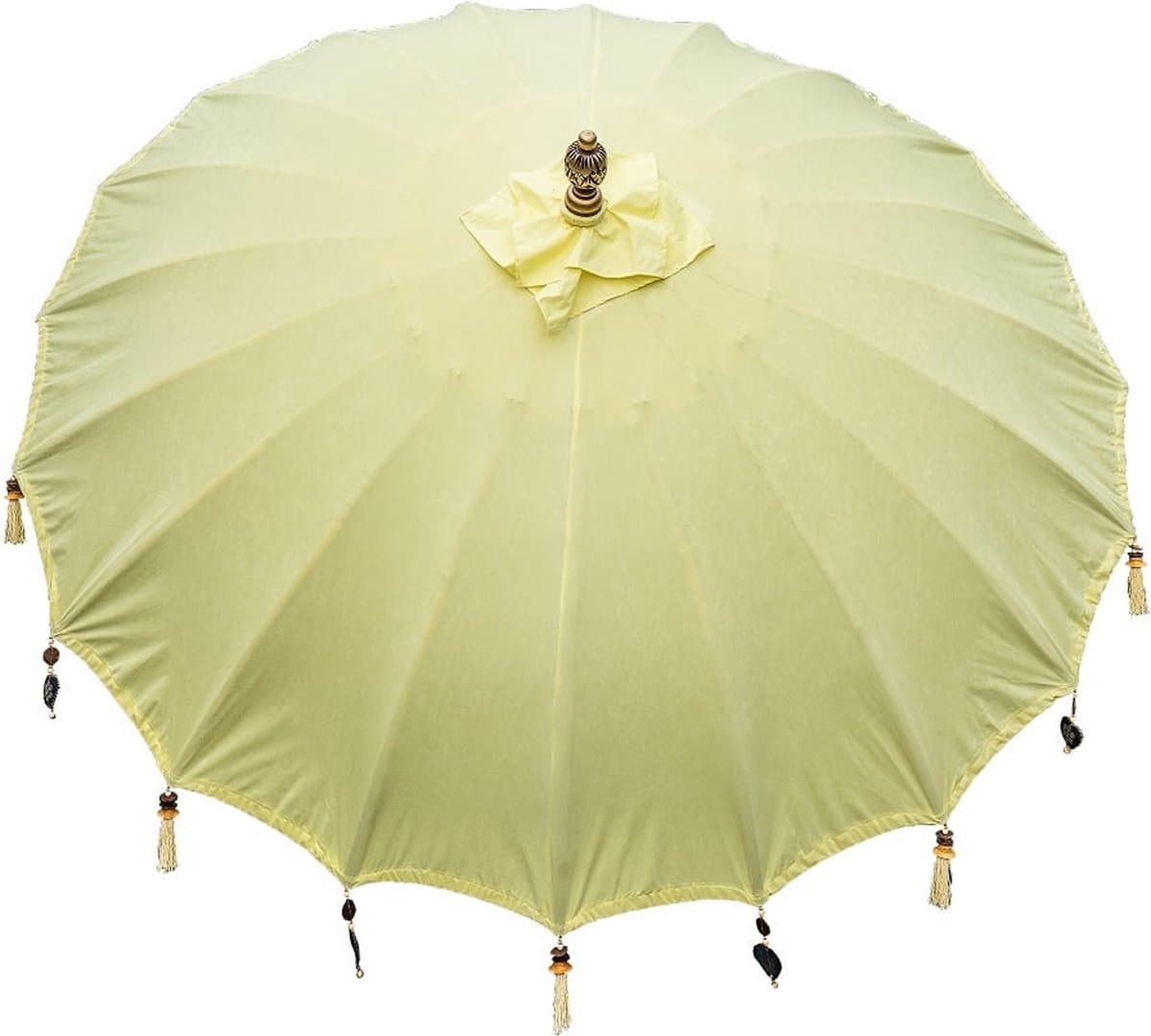 Bali parasol - geel - 180 cm