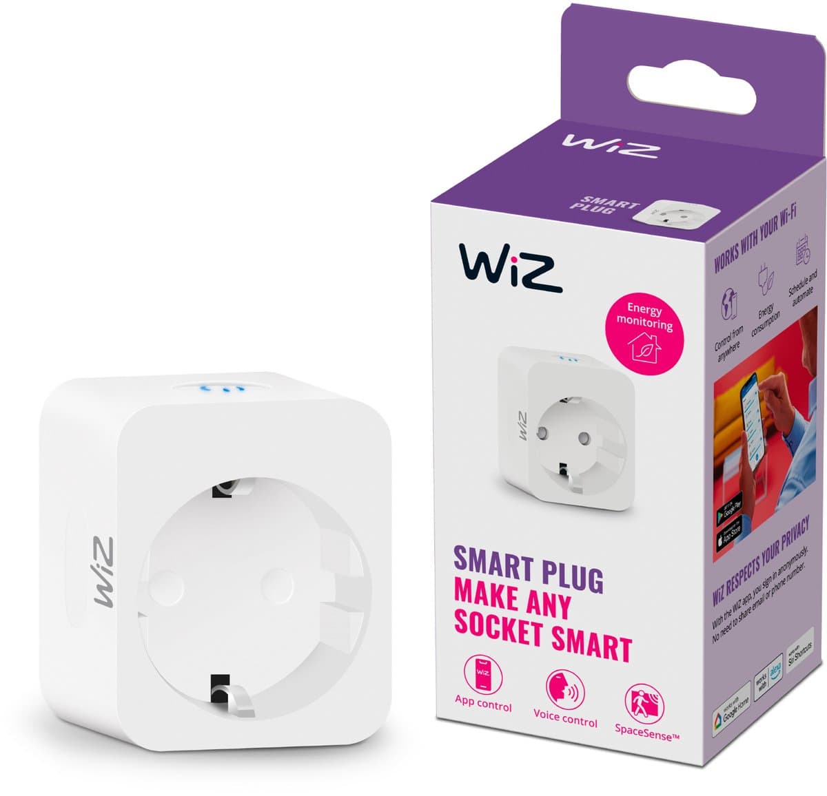 WiZ Slimme Stekker met verbruiksmeter