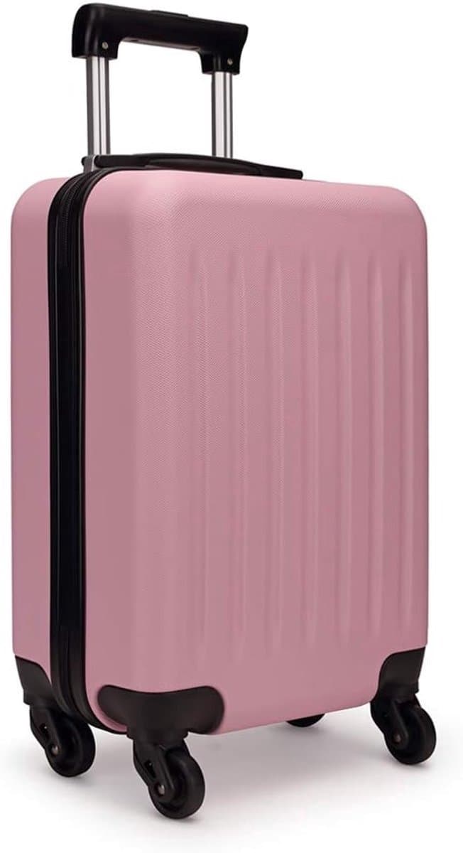 Stunq® Stijlvolle Roze Reiskoffer met Robuuste ABS Behuizing en 360° Wielen voor Gemakkelijk Transport