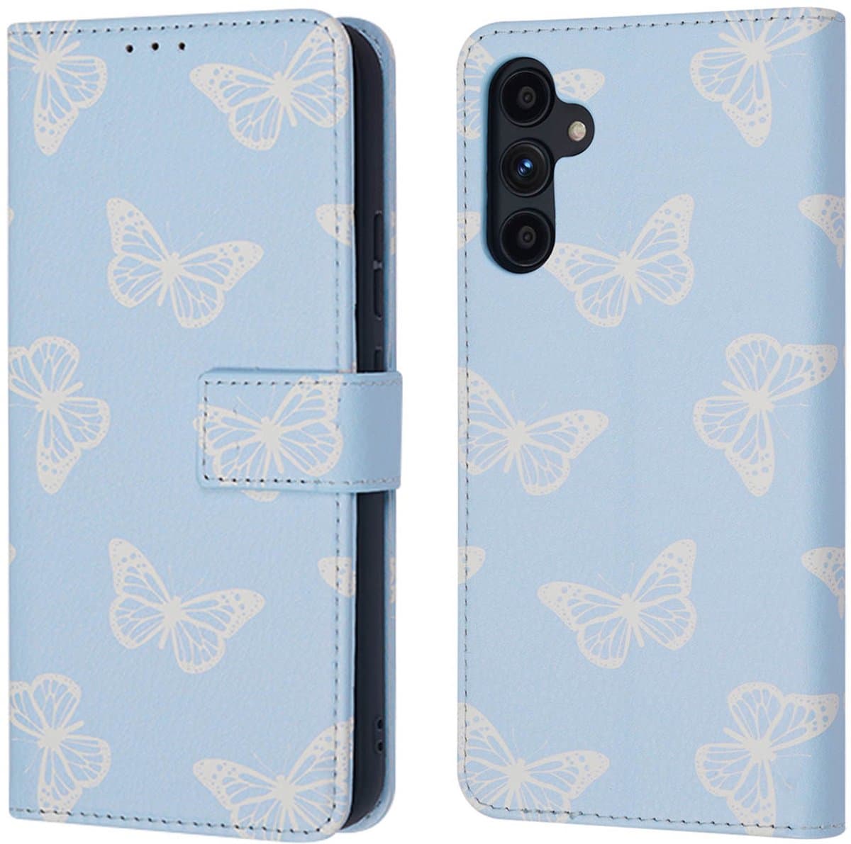 imoshion Hoesje - Geschikt voor Samsung Galaxy A34 (5G) - Design Bookcase smartphone - Butterfly