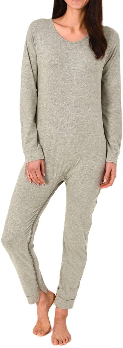 Voedingsbody lange mouw – UNISEX – body uit één stuk met beenritssluiting