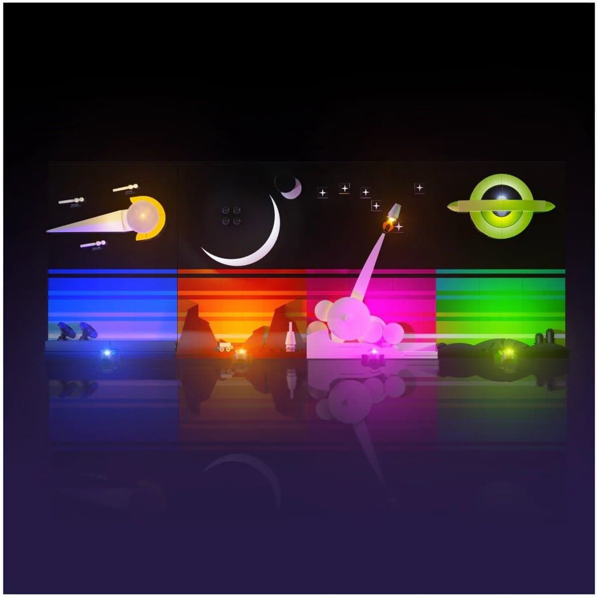 LMB 2.0 - Verlichtingsset geschikt voor LEGO® Verhalen uit de Ruimte 21340