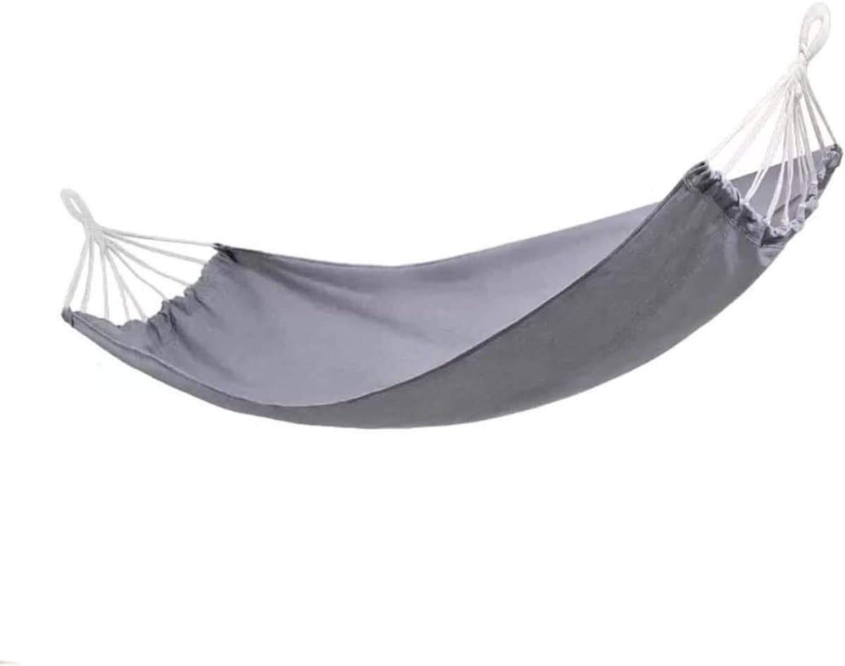 Hangmat - Kampeerstoel - Buiten Ontspannen - Anti-rollover ontwerp - 190 x 150 cm - Grijs