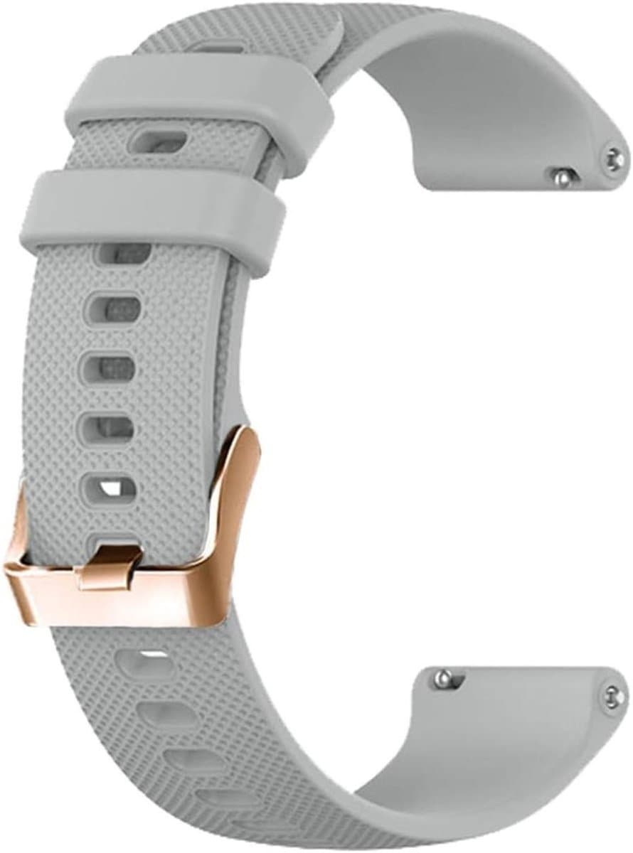 Polsbanden Sportband - Horlogeband Siliconen Armband - Polar Horloge - Organische Silicagel - 20 mm - Beige