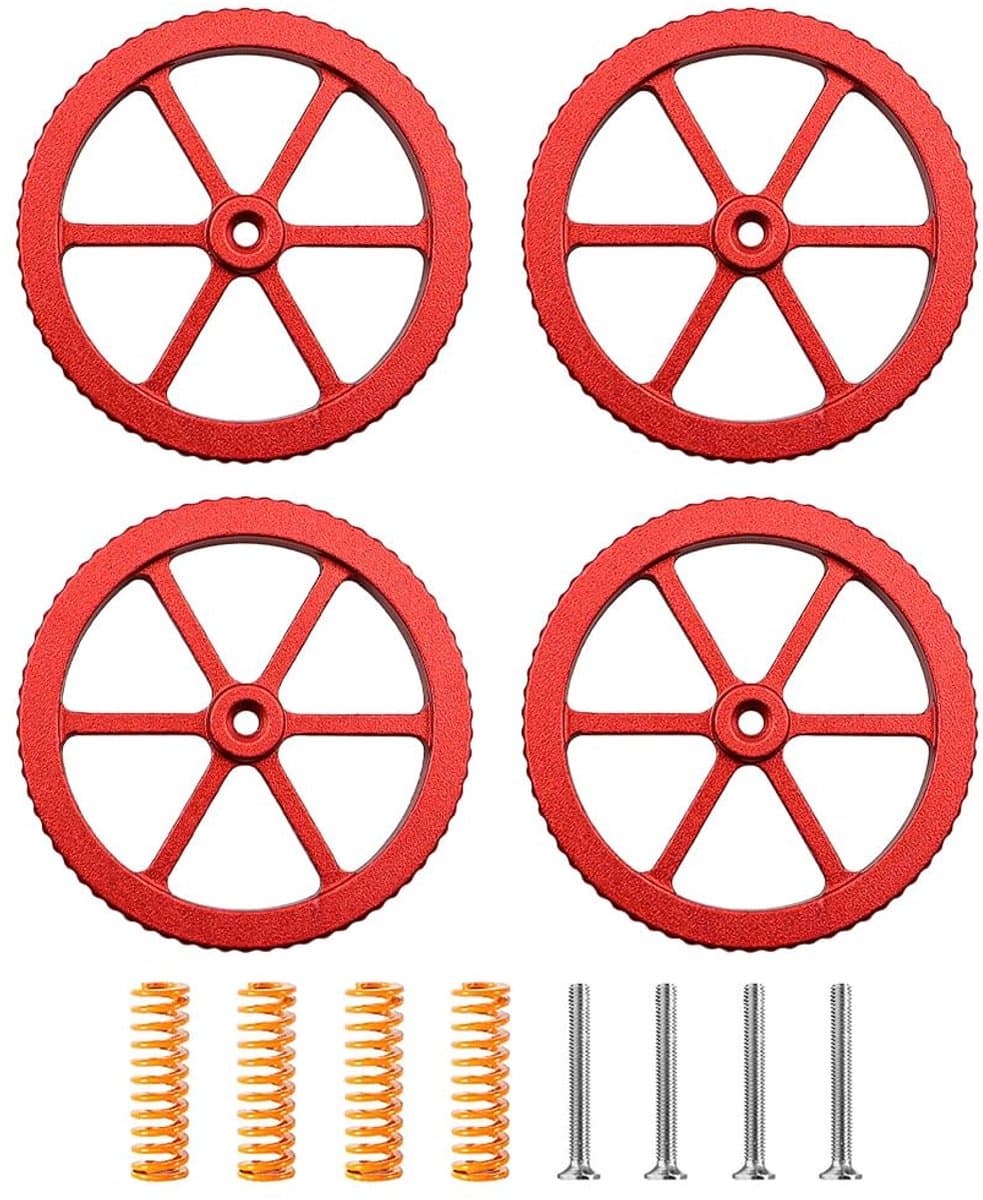 Dailygoody - 3D-printer Thermisch bed Nivelleringsmoer - Verbeterde Kit - 20 mm - Hot Bed Die Springs - Duurzaam en stabiel - Geschikt voor Ender 3 en