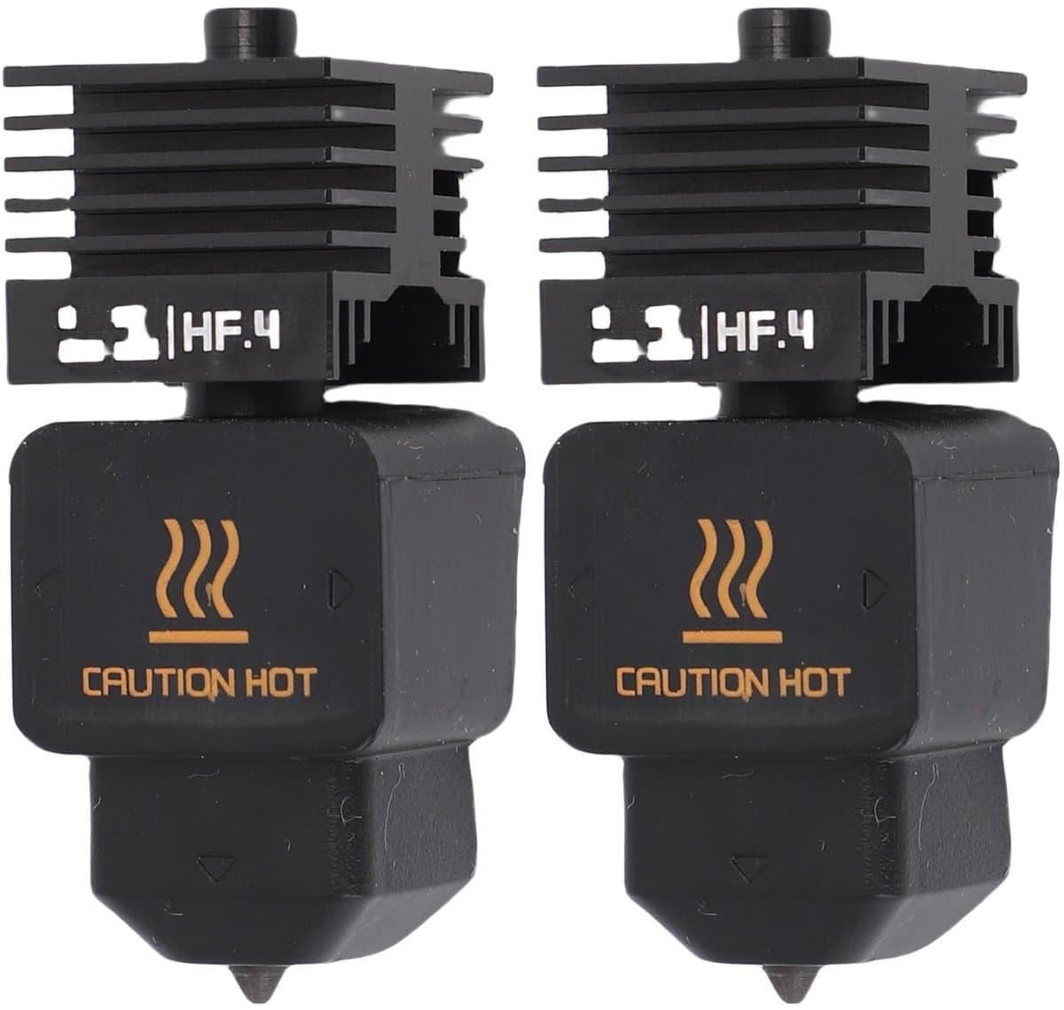 Dailygoods- Hotend Kit Volledig Metalen Ontwerp - 3D-printer Extruder - DLC-gecoat Mondstuk 0,4 mm - Hogere Printsnelheid 62,5% - Temperatuurbestendig Verwarmingsblok - Slijtvast Materiaal