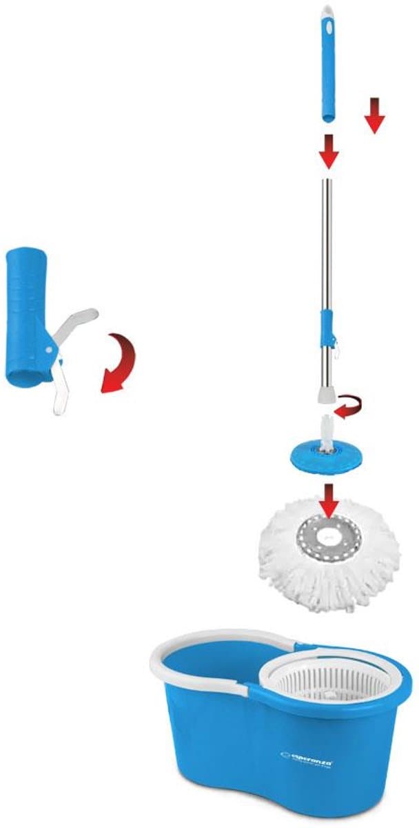 Esperanza Spin Mop Perfect Clean 005 Voor Reinigen Met Emmersysteem