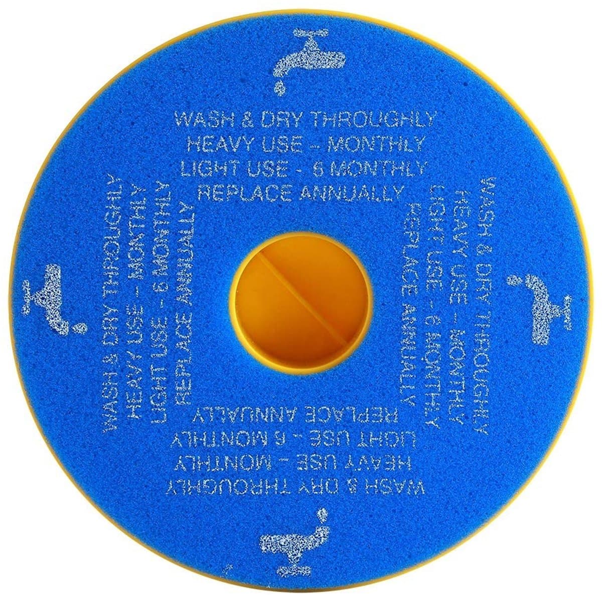 JHUBERS- Premotor Filter Wasbaar - Stofzuigerfilter DC05/DC08/DC14/DC15 - Schuim Filter - Vervangonderdelen - Diameter 150 mm - Dikte 28 mm