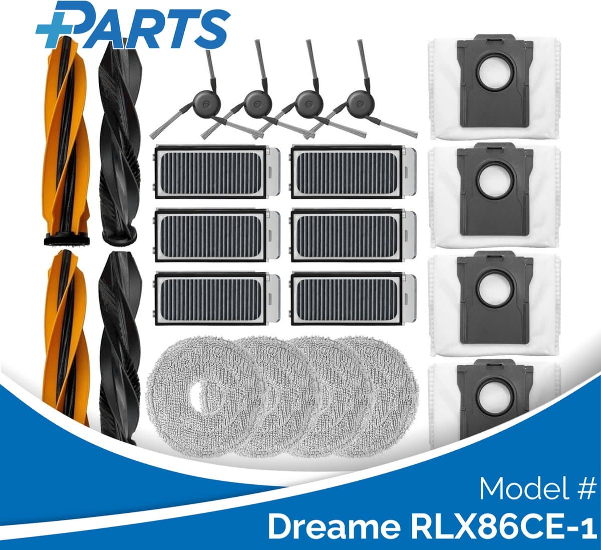 Dreame RLX86CE-1 Onderhoudsset (Plus.Parts® alternatief voor RAK59)