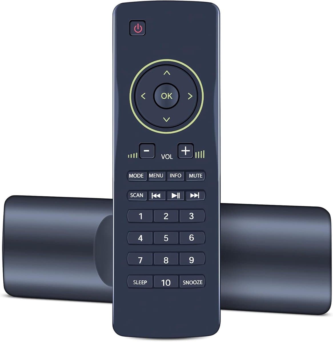 Afstandsbediening - Universele Bediening - TV Box Bediening - Ergonomisch Ontwerp - 14.5 cm - Zwart