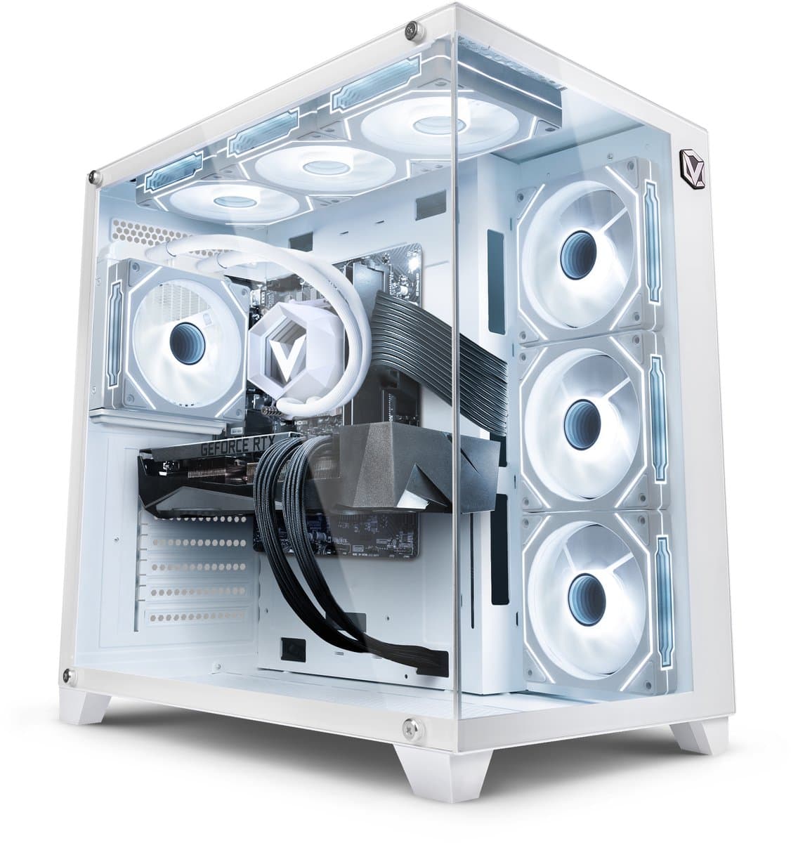 Vibox Gaming PC - Intel i7 12700KF - RTX 5070 Ti - 32GB RAM - 1TB NVMe SSD - Windows 11 - WiFi 6 + Bluetooth 5.4 - Waterkoeling