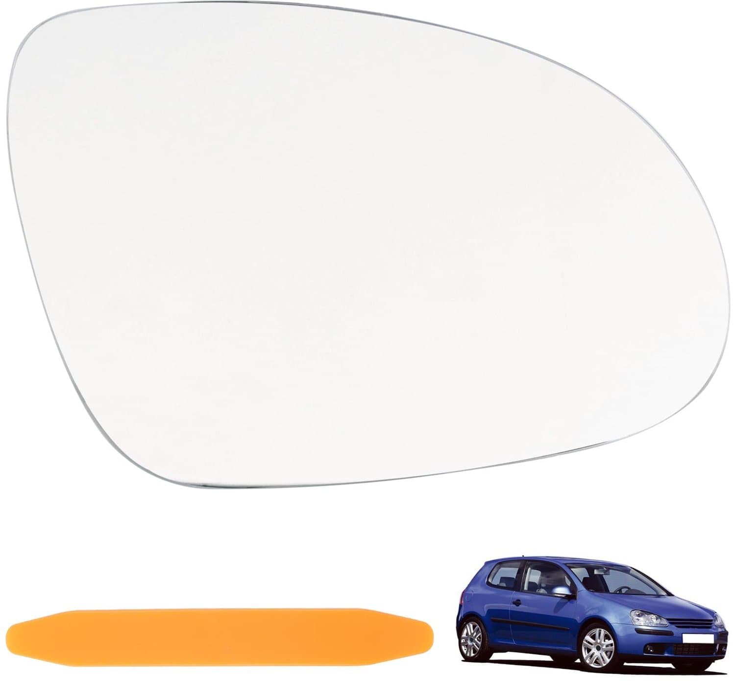 Spiegellens voor VW Golf MK5 en Passat