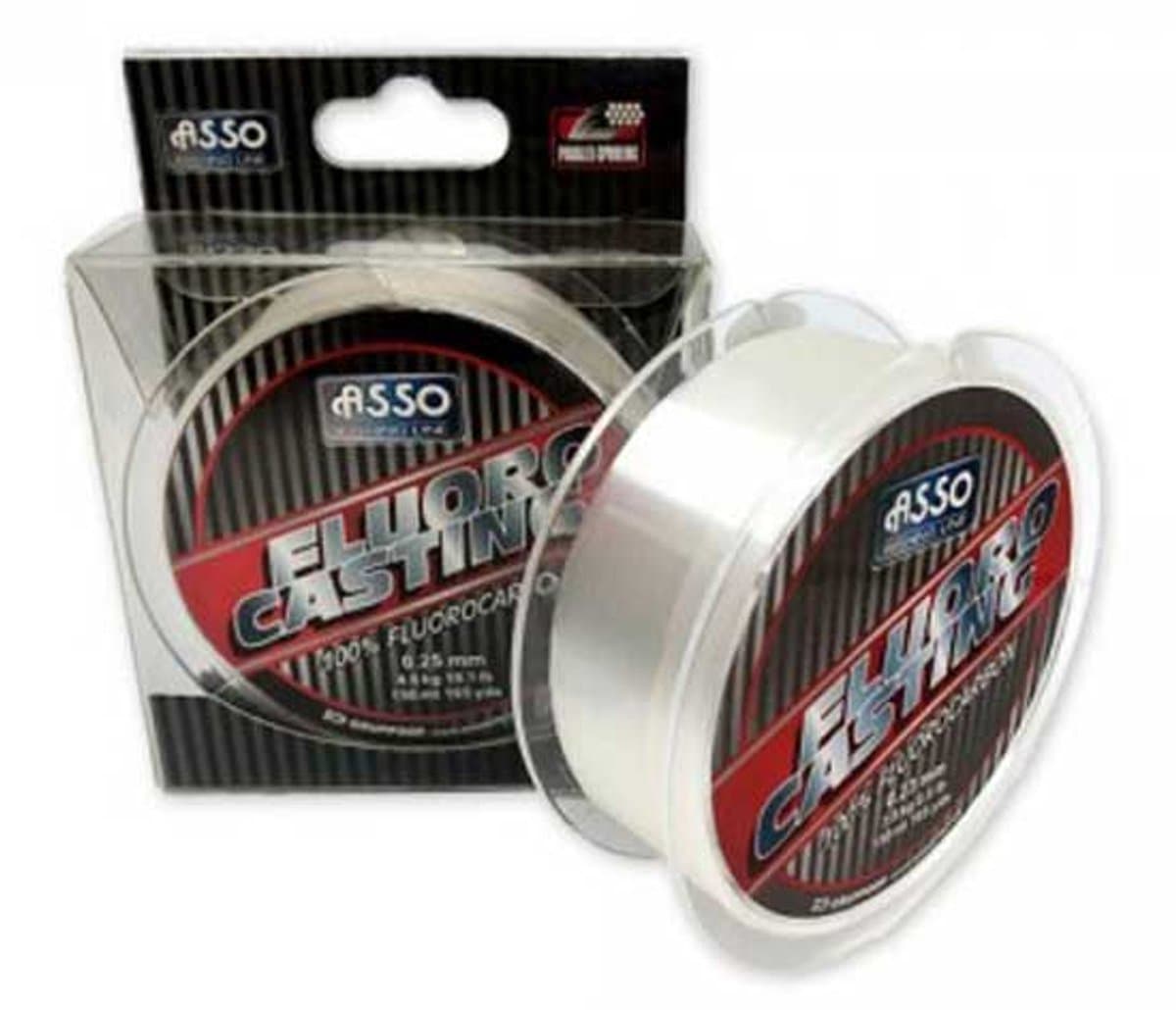 Asso Casting 200 M Flurocarbon Transparant 0.300 mm