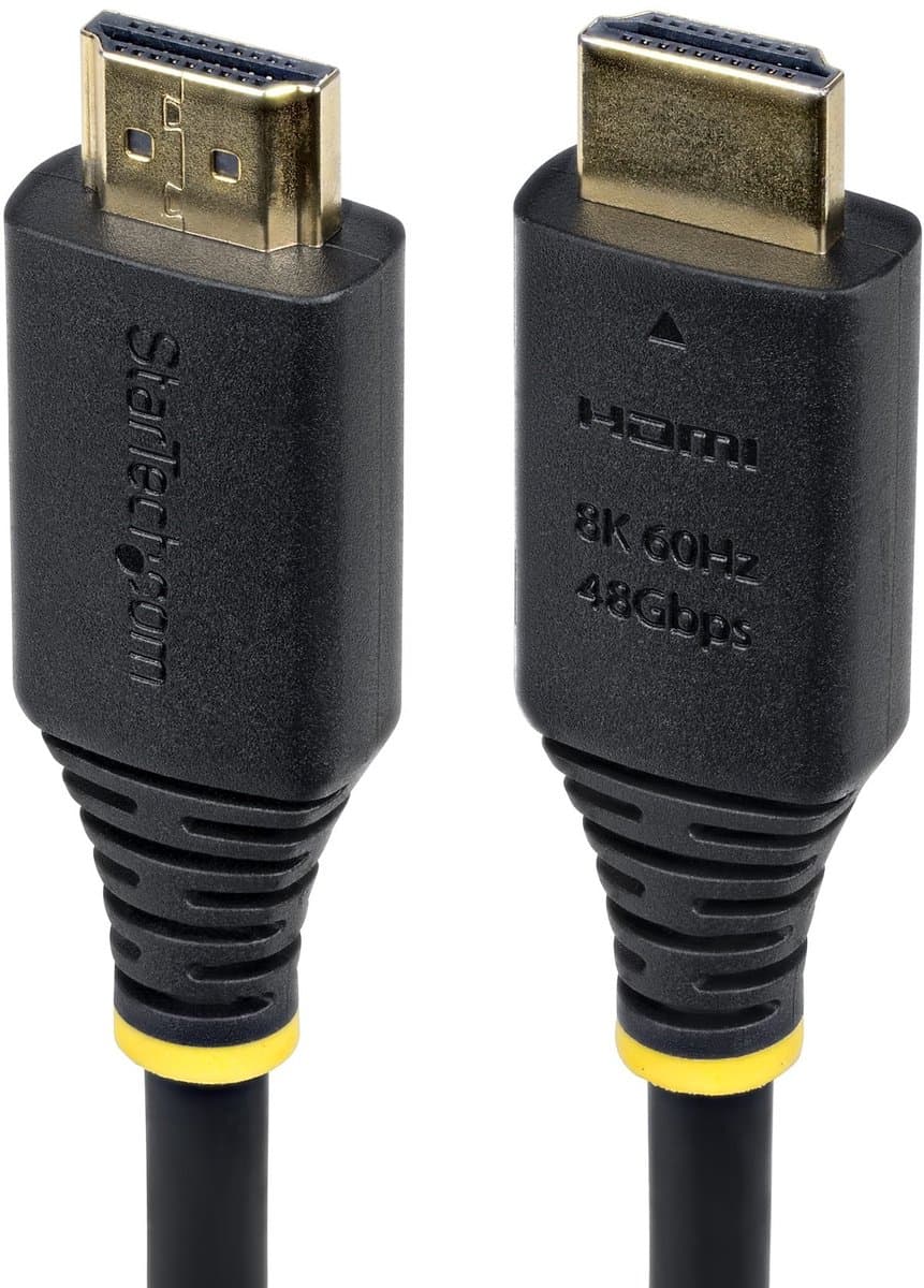 StarTech.com 3m Gecertificeerde Ultra High Speed HDMI Kabel, 8K 60Hz/4K 120Hz, HDMI 2.1 Kabel met HDR10+ / eARC, 48Gbps, 8K HDMI Kabel voor Monitor/TV/Scherm