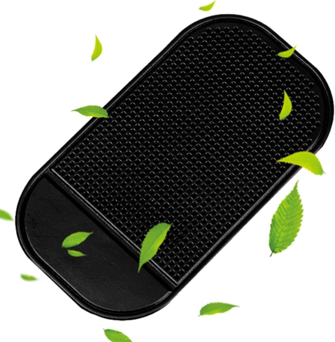 Dashboard Mat - Antislip Houder - Auto Organisatie - Hittebestendig Materiaal - 14x8 cm - Zwart