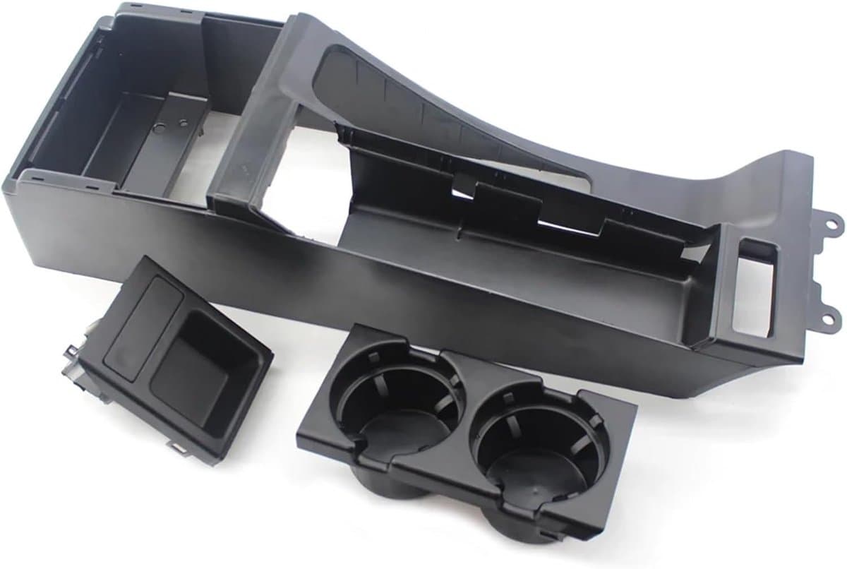 Middenconsole Kit - Opbergset Auto - Auto Organiseren - 3 Delige Set - 1 Set - Zwart