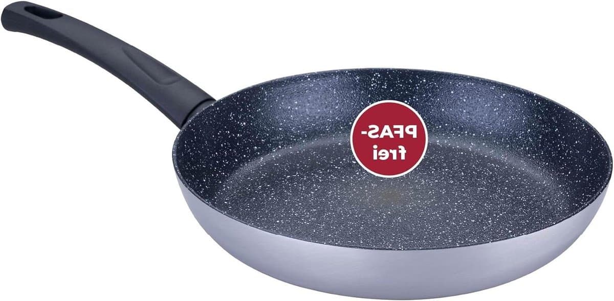 Braadpan - Koekenpan Koekenpan - Gezond Koken - Keramische Antiaanbaklaag - Ø 28 cm - Zwart