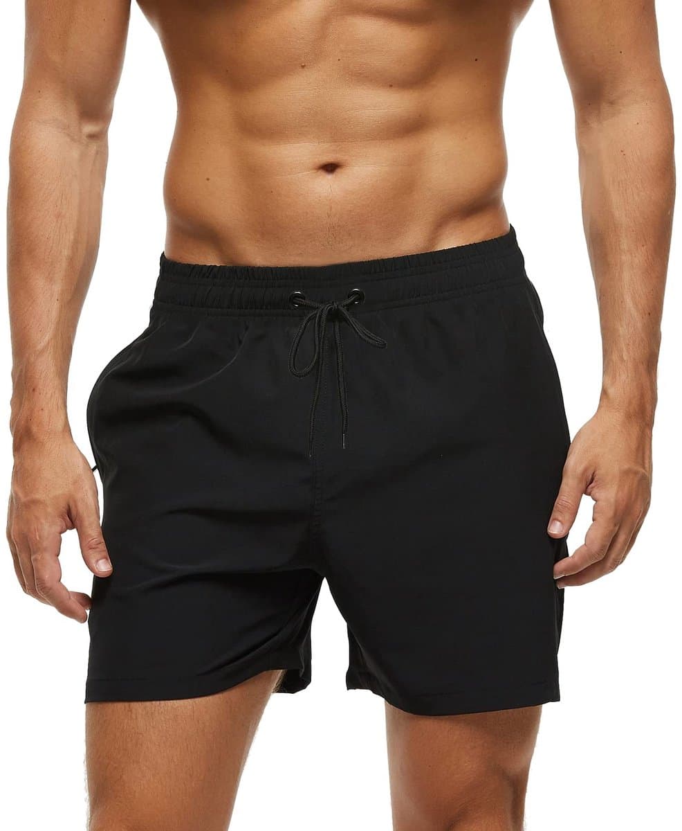 Dailygoods- Zwemshort Heren - Meshvoering - Verstelbare Trekkoord - Ritszak - Duurzaam - Maat M - Zwembroek