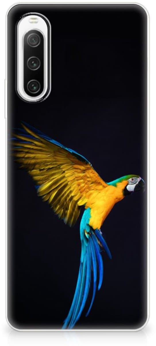 Sony Xperia 10 IV TPU Hoesje Papegaai
