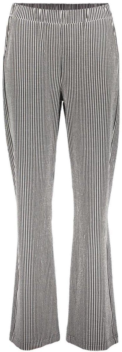 Geisha Broek Stripe Co Ord Pantalon 61201 20 Black/ecru Dames Maat - XS